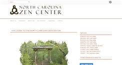 Desktop Screenshot of nczencenter.org