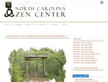 Tablet Screenshot of nczencenter.org